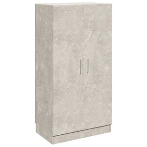 vidaXL Schuhschrank Betongrau 55x35x108 cm Holzwerkstoff