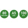 Leitz Laminierfolien ILAM 80 Mikron A5 100 Stk.