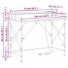 vidaXL Schreibtisch Graues Sonoma 100 x 50 x 86,5 cm Holzwerkstoff