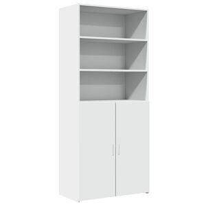 vidaXL Highboard Wei&szlig; 80x42,5x185 cm Holzwerkstoff