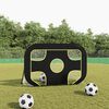 vidaXL Fu&szlig;balltor mit Torwand 120x80x80 cm Polyester