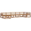 vidaXL Outdoor-Sofagarnitur 7 pcs Natur Massivholz Akazie