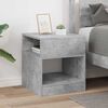 vidaXL Beistelltisch Beton Grau 40,5 x 40 x 45 cm Holzwerkstoff