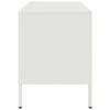 vidaXL TV-Schränke 2 Stk. Weiß 68x39x50,5 cm Stahl