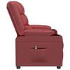 vidaXL Relaxsessel Elektrisch Weinrot Kunstleder