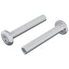 vidaXL Schraube mit Sperre Uni 2 Stk. Silber M6 x 35 mm Stahl