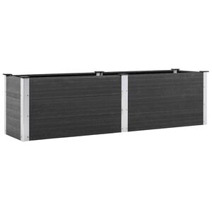 vidaXL Garten-Hochbeet 200x50x54 cm WPC Grau