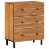 vidaXL Beistellschrank 60x33x75 cm Massivholz Akazie