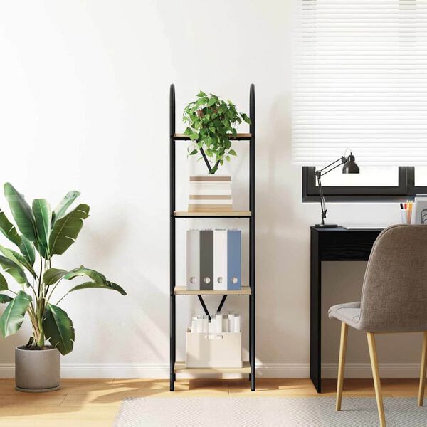 vidaXL B&uuml;cherregal Sonoma-Eiche 40 x 30 x 146 cm Holzwerkstoff