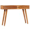 vidaXL Konsolentisch Akazie Massiv Geschnitzte Schubladen 118x30x80cm