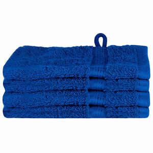 vidaXL G&auml;stetuch SOLUND 4 Stk. Blau 15 x 21 cm 550 gsm