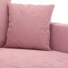 vidaXL 3-Sitzer-Sofa Rosa 180 cm Samt