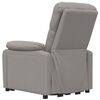 vidaXL Relaxsessel Elektrisch Taupe Stoff