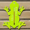 Nature Garten Wandthermometer Froschform Gr&uuml;n