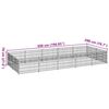vidaXL Hundezwinger Silbern 10 m&sup2; Stahl