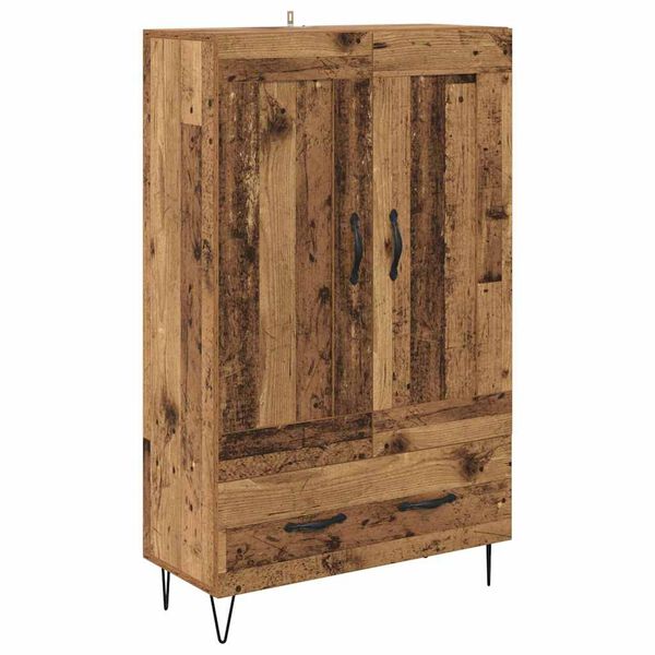 vidaXL Highboard Altholz 69,5 x 31 x 115 cm Holzwerkstoff
