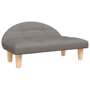 vidaXL Hundebett Taupe 70x52x30 cm Stoff