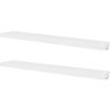 vidaXL Wandregale 4 Stk. Wei&szlig; 120 cm