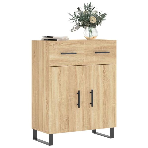 vidaXL Sideboard Sonoma-Eiche 69,5x34x90 cm Holzwerkstoff