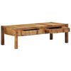 vidaXL Couchtisch Braun 110 x 54 x 35 cm Massives upgecyceltes Holz