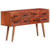 vidaXL Sideboard 110x30x59 cm Massivholz Mango