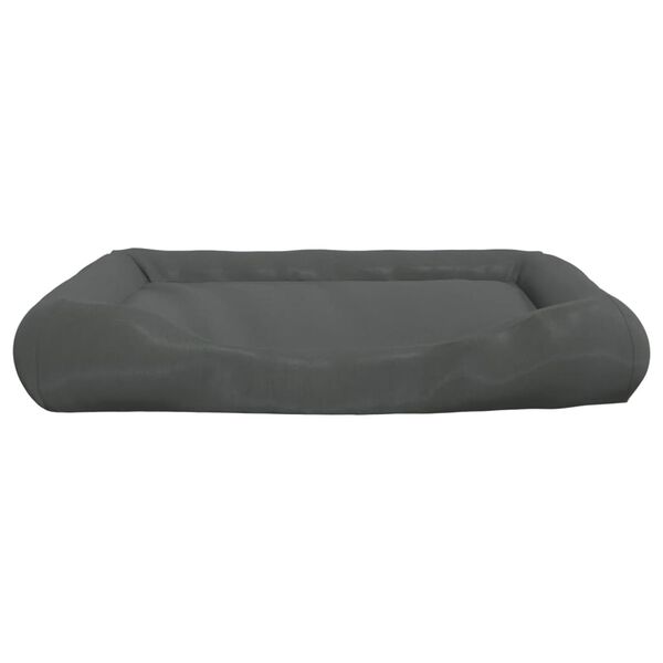 vidaXL Hundebett mit Kissen Dunkelgrau 135x110x23 cm Oxford-Gewebe