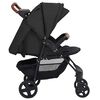 vidaXL 2-in-1 Kinderwagen Anthrazit Stahl