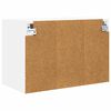 vidaXL H&auml;ngeschrank mit T&uuml;r 2 pcs Wei&szlig; 60 x 31 x 40 cm Holzwerkstoff