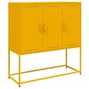vidaXL Highboard Senfgelb 100,5x39x107 cm Stahl