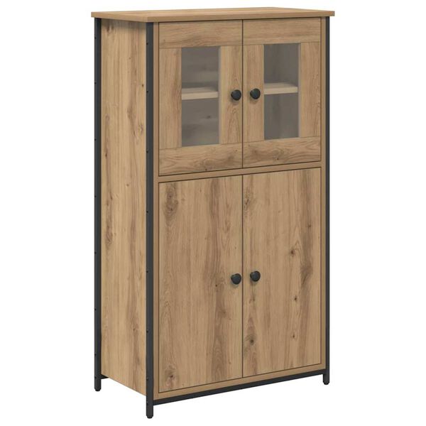 vidaXL Highboard Artisan-Eiche 62 x 32 x 106,5 cm Holzwerkstoff
