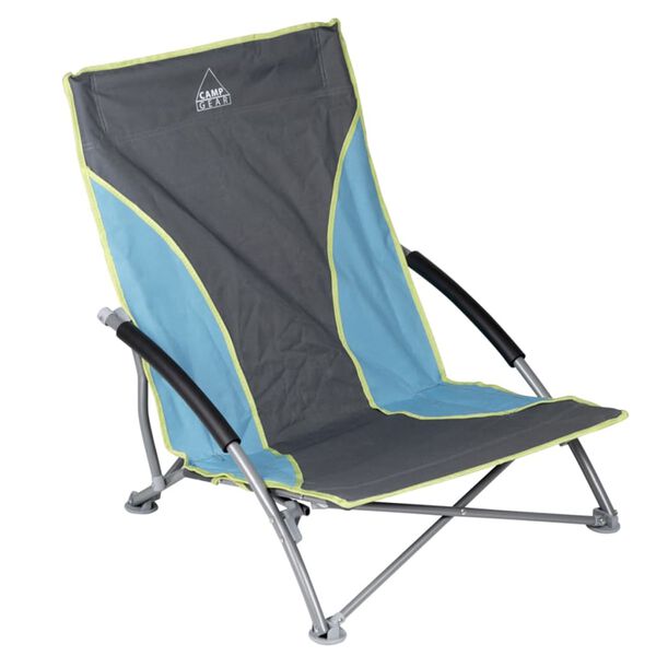 Camp Gear Strandstuhl Compact Blau und Grau 1204781