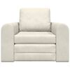 vidaXL Schlafsofa Creme 98 x 71 x 83 cm Samt