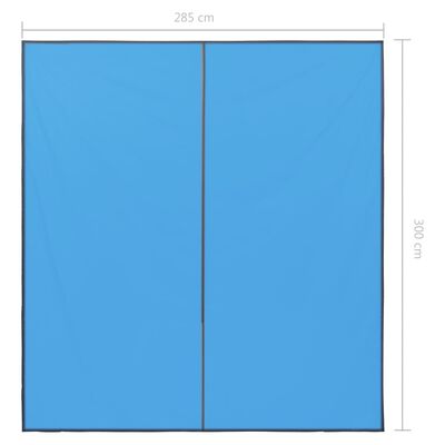 vidaXL Outdoor-Tarp 3x2,85 m Blau