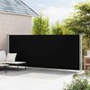 vidaXL Seitenmarkise Ausziehbar 180x600 cm Schwarz
