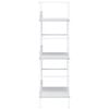 vidaXL B&uuml;cherregal 3 Regalb&ouml;den Wei&szlig; 60&times;27,6&times;90,5 cm Holzwerkstoff