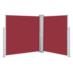 vidaXL Ausziehbare Seitenmarkise 170 x 600 cm Rot
