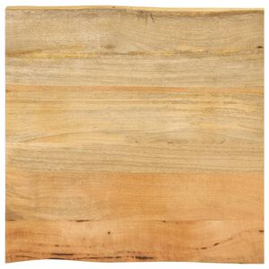vidaXL Tischplatte mit Baumkante 40x40x3,8 cm Massivholz Mango