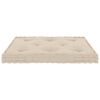 vidaXL Paletten-Bodenkissen Beige 73x40x7 cm Baumwolle