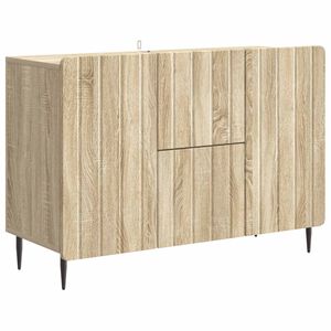 vidaXL Sideboard Sonoma-Eiche 89 x 34,5 x 62 cm Holzwerkstoff