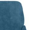 vidaXL Sessel Blau 62x79x79 cm Samt