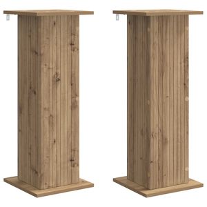 vidaXL Pflanzenst&auml;nder 2 pcs Artisan-Eiche 30,5 x 30 x 80,5 cm