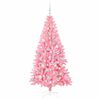 vidaXL Weihnachtsbaum mit 300 LEDs mit Ständer Rosa 180 cm PVC