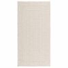 vidaXL Teppich ZIZUR Creme 80x150 cm Jute-Optik Indoor und Outdoor