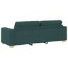 vidaXL 3-Sitzer-Sofa Dunkelgr&uuml;n 180 cm Stoff