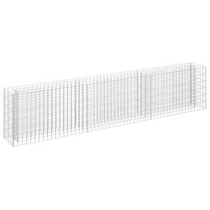 vidaXL Gabionen-Hochbeet Verzinkter Stahl 270&times;30&times;60 cm