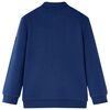 Kinder-Sweatshirt mit Rei&szlig;verschluss Marineblau 116
