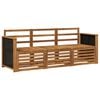 vidaXL Sofagarnituren 3 pcs Massivholz Akazie