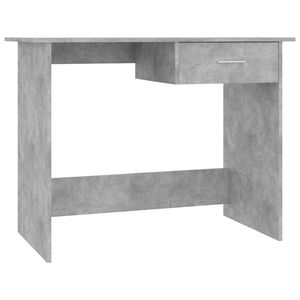 vidaXL Schreibtisch Betongrau 100&times;50&times;76 cm Holzwerkstoff