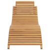 vidaXL Sonnenliege Braun 198 x 55 x 58,5 cm Massivholz Teak