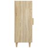vidaXL Sideboard Sonoma-Eiche 34,5x34x90 cm Holzwerkstoff